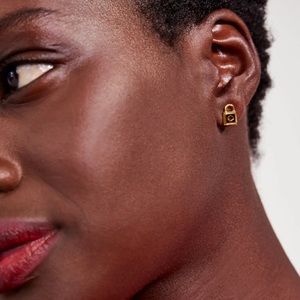 Kate spade Lock And Spade Enamel Studs